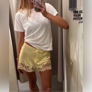 ZARA X KATE MOSS 100% silk shorts BMWT